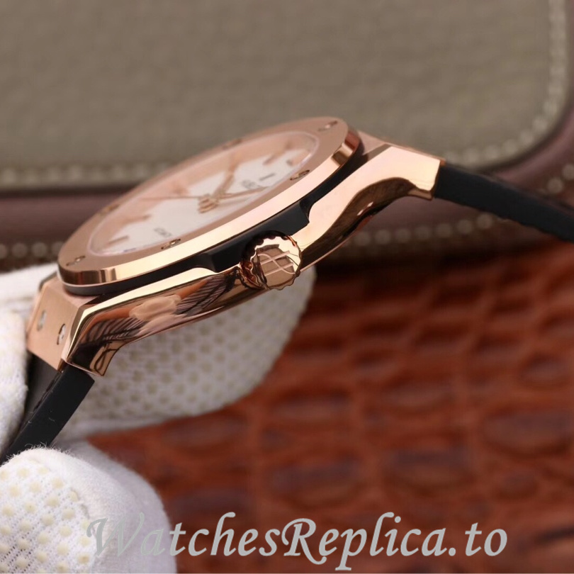 Hublot Replica 511.zp Leather strap 42MM - WatchesReplica.is