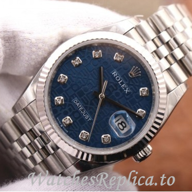 Swiss Rolex Datejust Replica 126233 Stainless steel strap 36MM - WatchesReplica.is