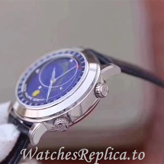 Patek Philippe Replica Complications 6102 Leather strap 44MM - WatchesReplica.is
