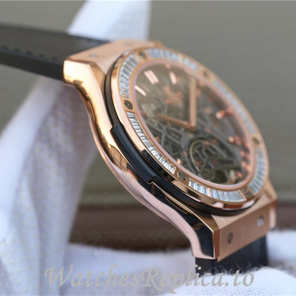 Hublot Replica HUBLOT Leather strap 42MM - WatchesReplica.is