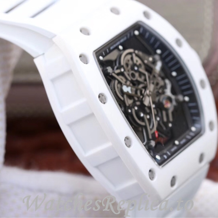 Richard Mille Replica RM055 Rubber strap 50MM - WatchesReplica.is