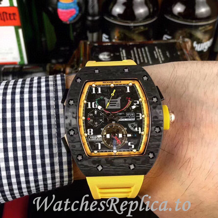 Richard Mille Replica RM12-01 Rubber strap 50MM - WatchesReplica.is