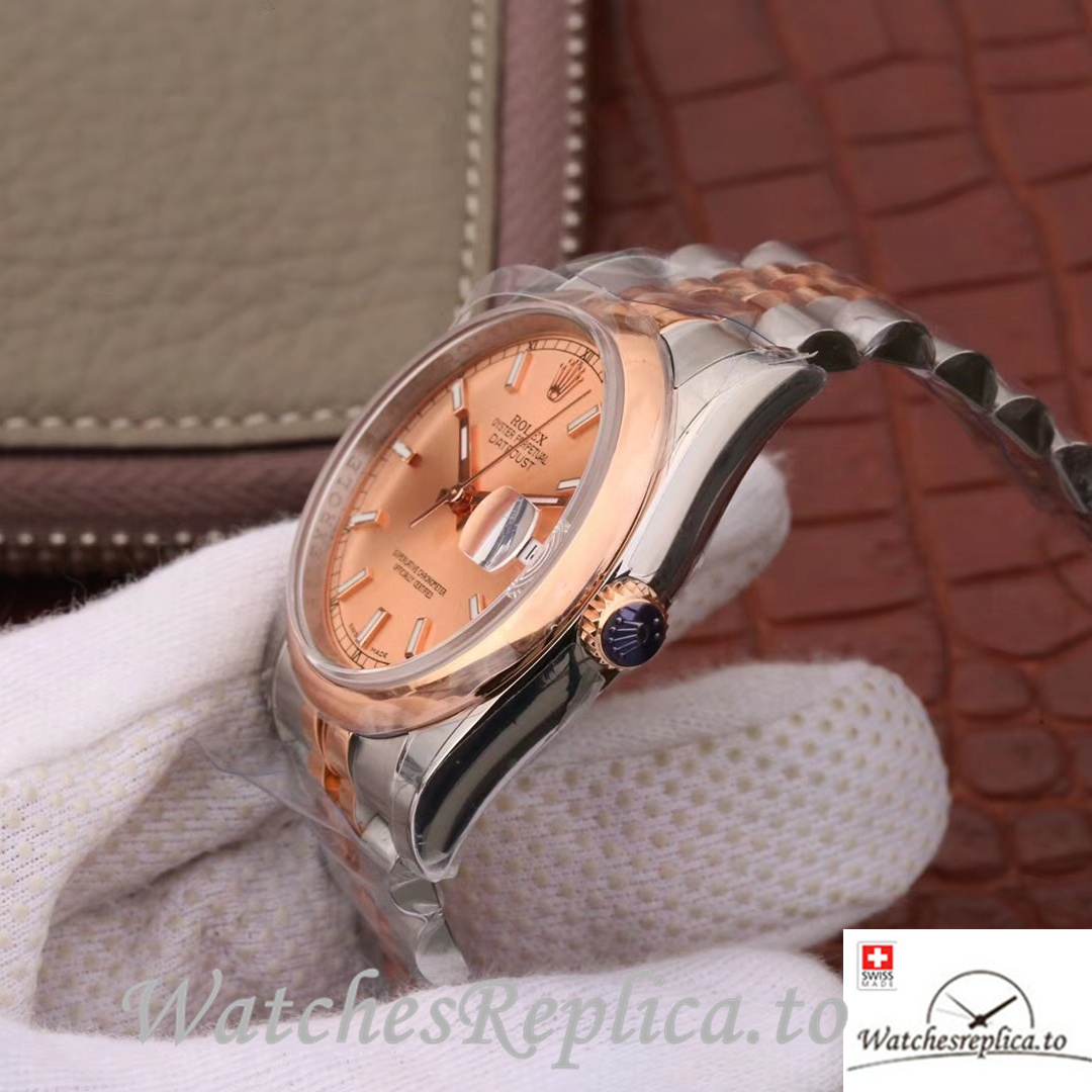 Swiss Rolex Datejust Replica 126201 Stainless steel strap 36MM - WatchesReplica.is