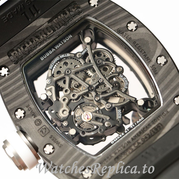 Richard Mille Replica RM055 Rubber strap 50MM - WatchesReplica.is