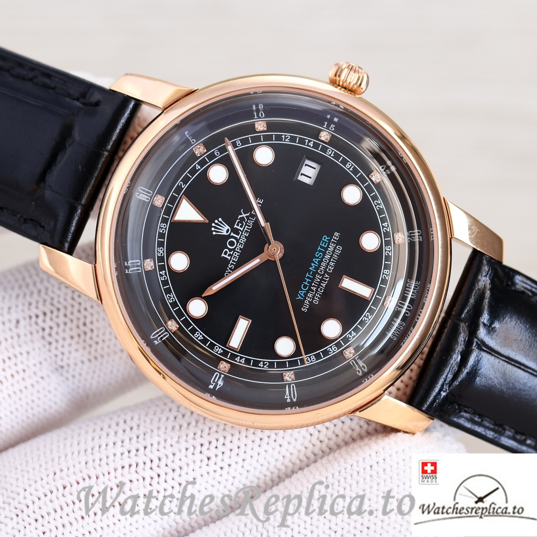 2022 Swiss Replica Rolex Yacht Master Black Dail M226570-0001 - WatchesReplica.is