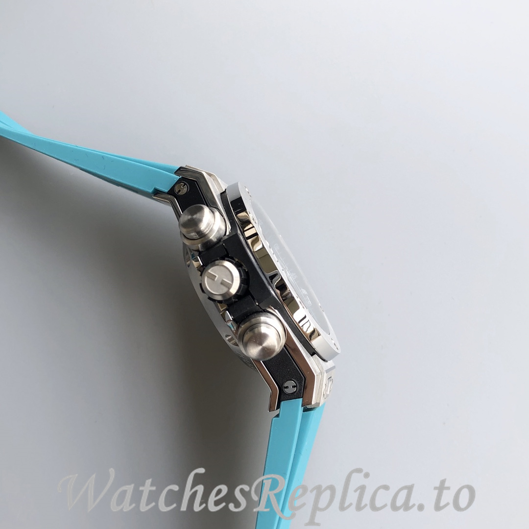 Hublot Replica Paraiba BIG BANG series Rubber strap 45MM - WatchesReplica.is