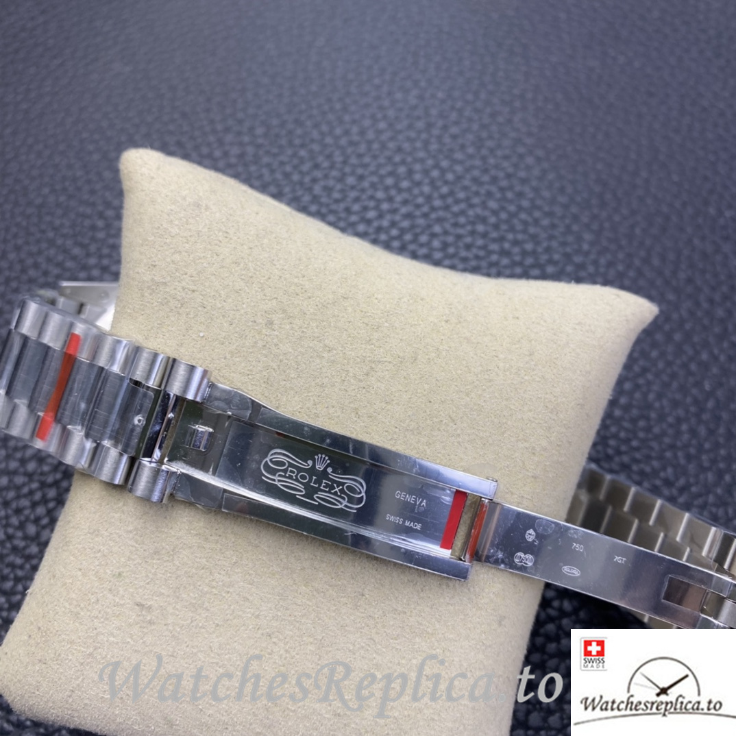 Swiss Rolex Day Date Replica 218399 Stainless steel strap 40MM - WatchesReplica.is