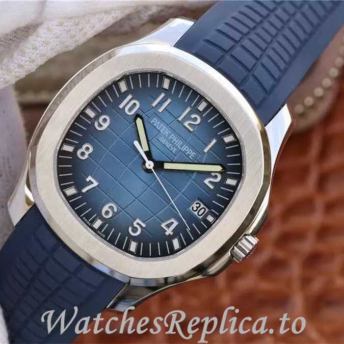 Patek Philippe Replica Aquanaut Rubber strap 42MM - WatchesReplica.is