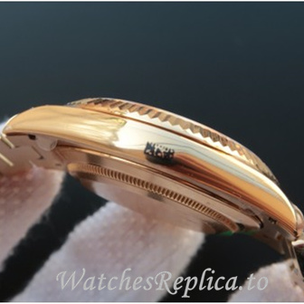 Swiss Rolex Day Date Replica 228238 Yellow Gold strap 40MM - WatchesReplica.is