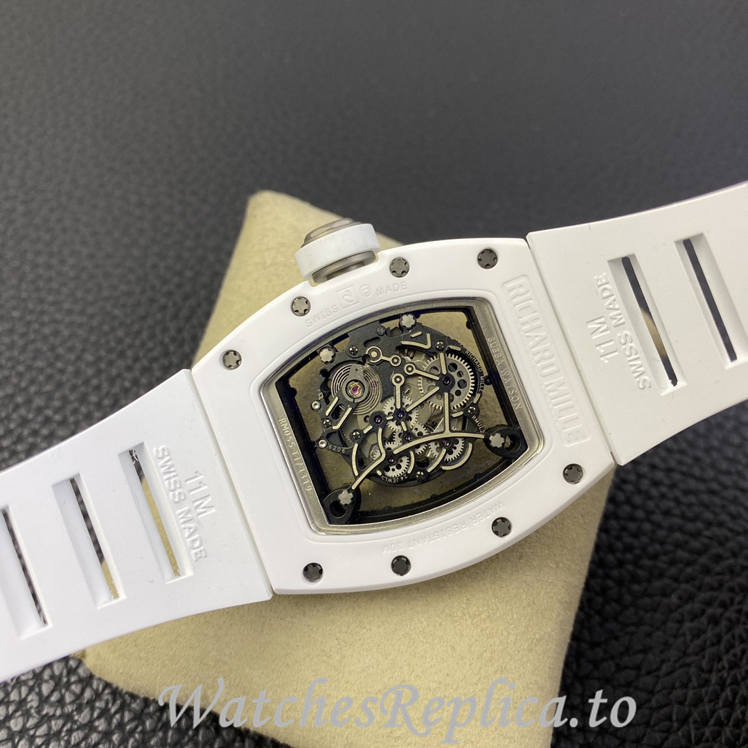 Richard Mille Replica RM055 Rubber strap 50MM - WatchesReplica.is