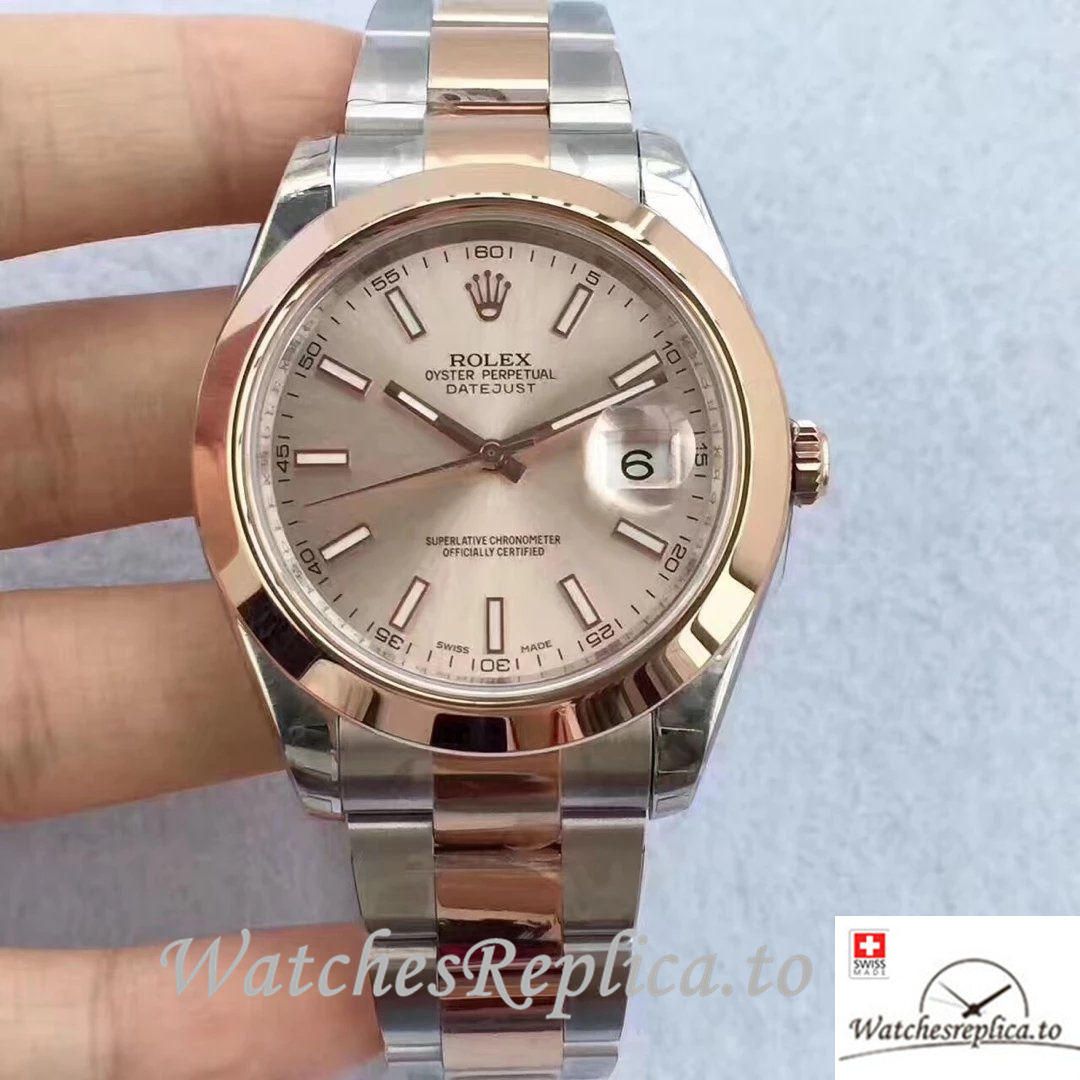 Swiss Rolex Datejust Replica 126301 Stainless steel strap 41MM - WatchesReplica.is