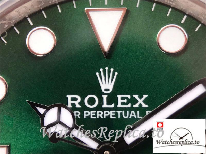 Swiss Rolex Submariner Date Replica 116610LV 001 Silver Strap 40MM - WatchesReplica.is