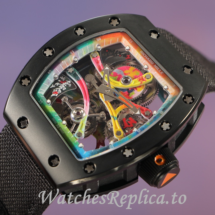 Richard Mille Replica RM68-01 Canvas strap 51MM - WatchesReplica.is
