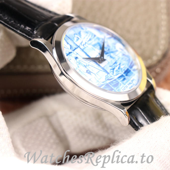 Patek Philippe Replica Calatrava 5089G-062 Leather strap 38.6MM - WatchesReplica.is