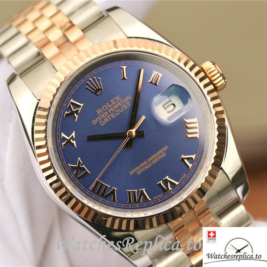 Swiss Rolex Datejust Replica 116231 Stainless steel strap 36MM - WatchesReplica.is