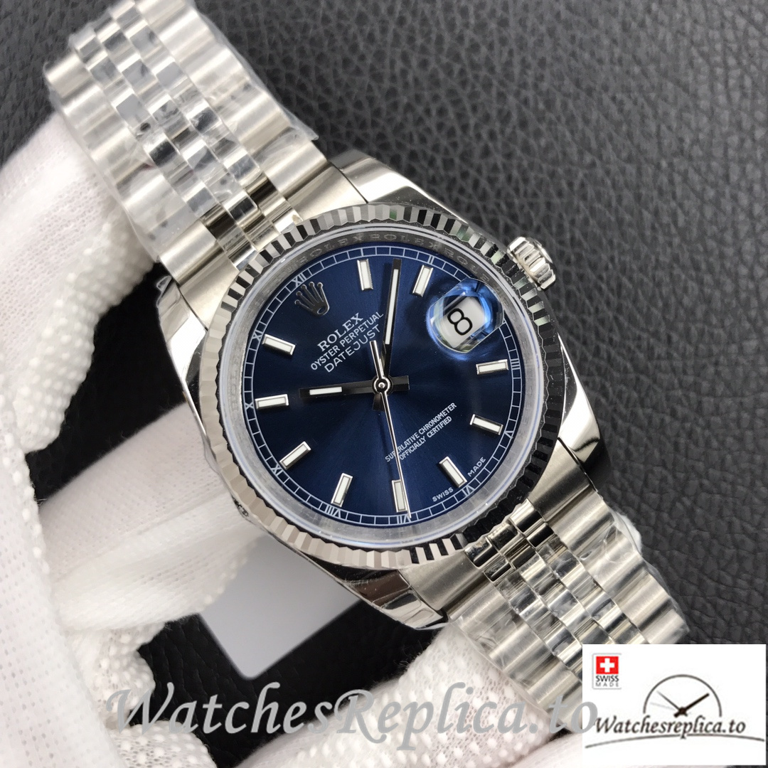 Swiss Rolex Datejust 126334 Replica Stainless steel strap 41MM - WatchesReplica.is