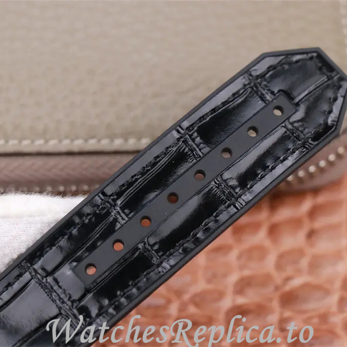 Hublot Replica MASTERPIECE Series Leather strap 45MM - WatchesReplica.is