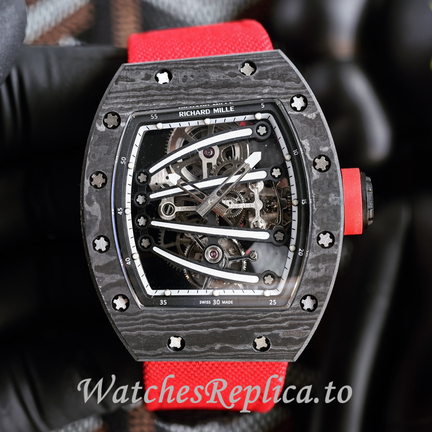 Richard Mille Replica RM59-01 Canvas strap 50MM - WatchesReplica.is
