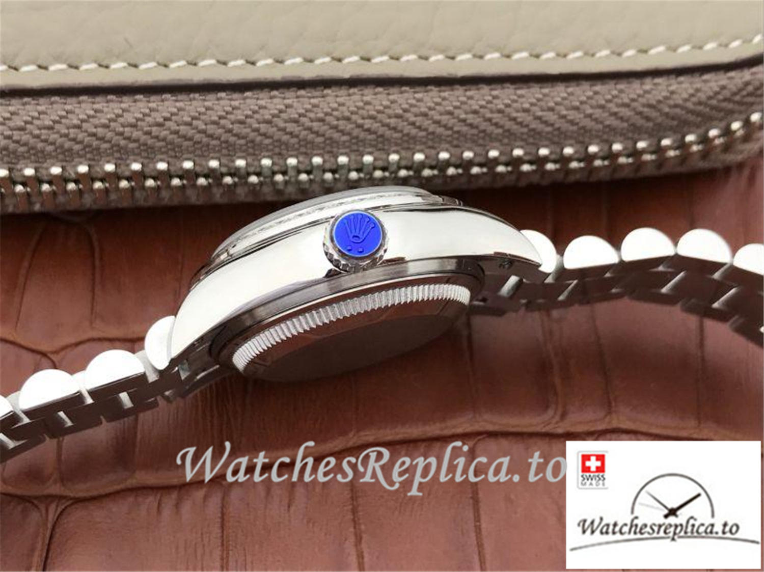 Swiss Rolex Datejust Replica 279136RBR Silver Dial 28MM - WatchesReplica.is