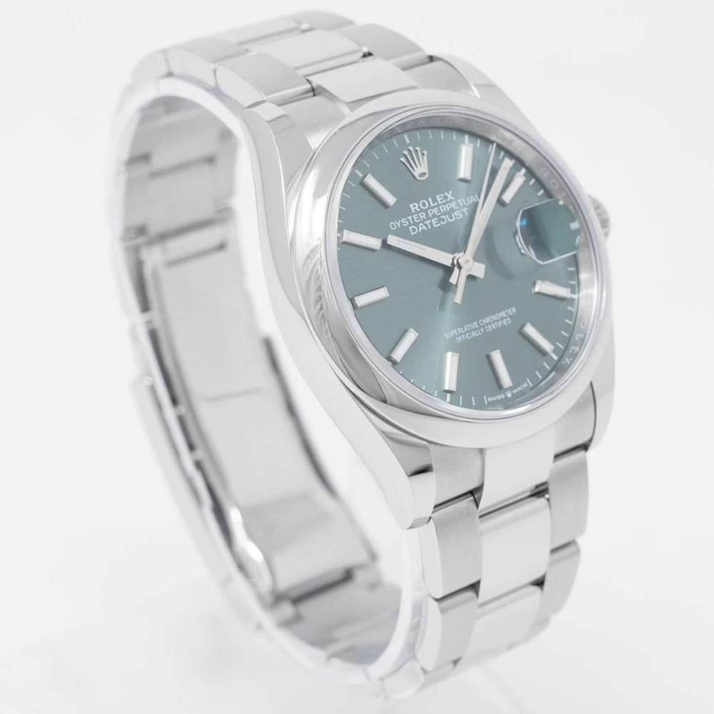 Rolex Datejust 36mm Mint Green Dial 126200 - WatchesReplica.is