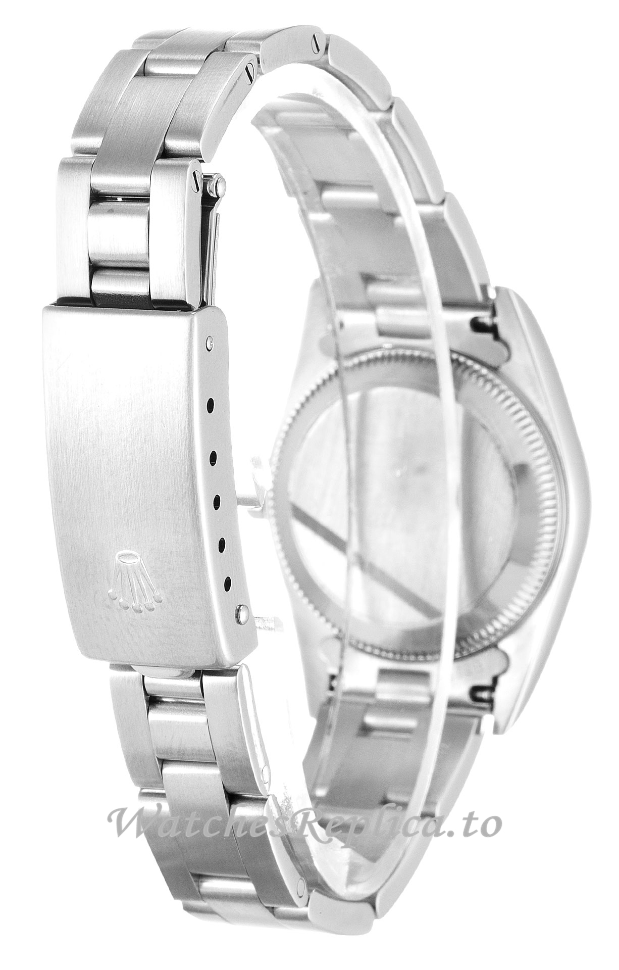 Rolex Lady Oyster Perpetual Blue Dial 76080-24 MM - WatchesReplica.is