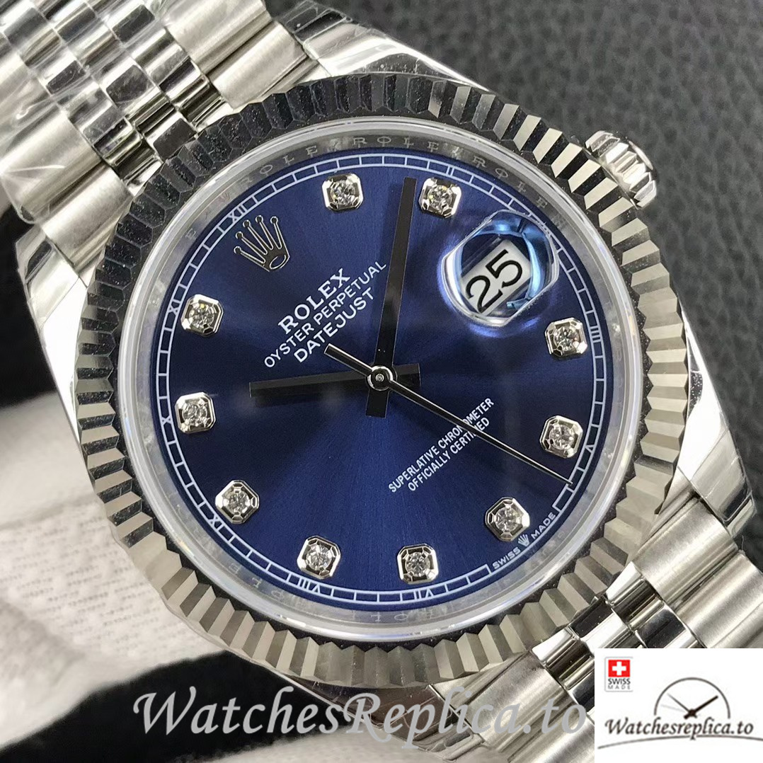 Swiss Rolex Datejust 126233 Replica Stainless steel strap 36MM - WatchesReplica.is