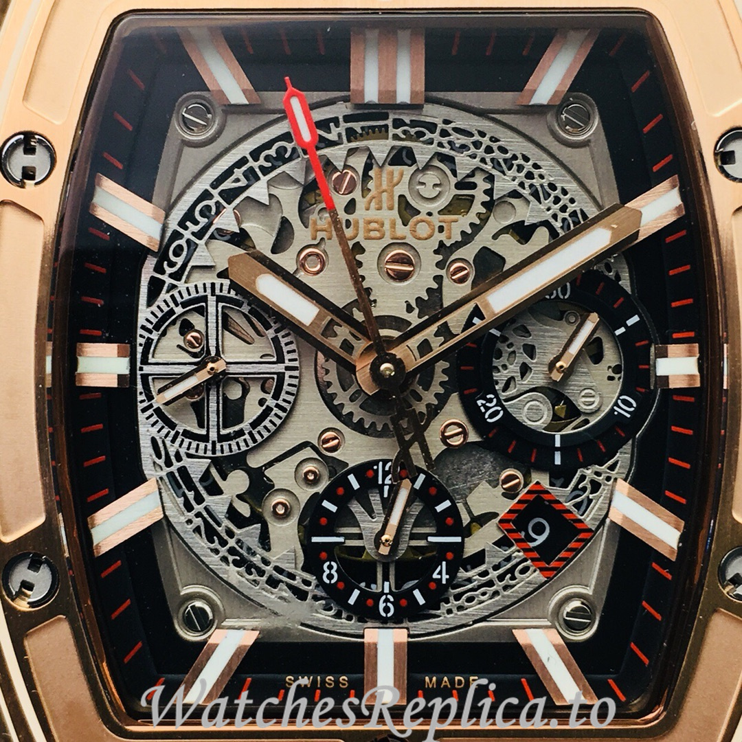 Hublot Replica SPIRIT OF BIG BANG Leather strap 42MM - WatchesReplica.is