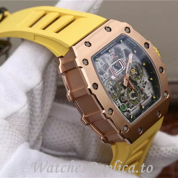 Richard Mille Replica RM11-03 Rubber strap 50MM - WatchesReplica.is