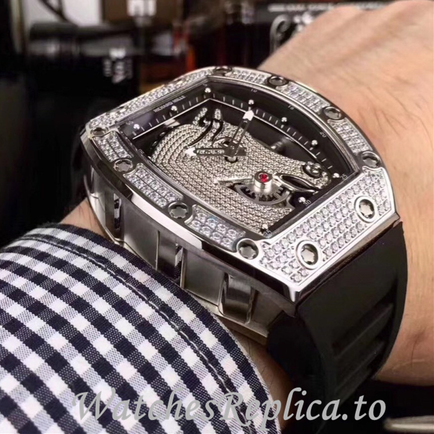 Richard Mille Replica RM52-02 Rubber strap 50MM - WatchesReplica.is