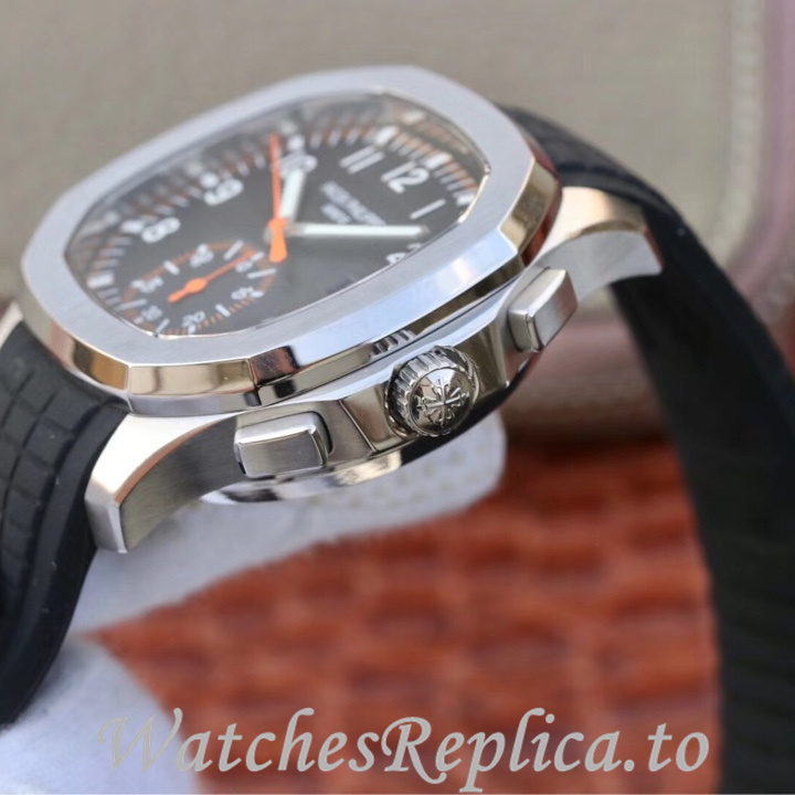 Patek Philippe Replica Aquanaut 5968A-001 Rubber strap 42.2MM - WatchesReplica.is