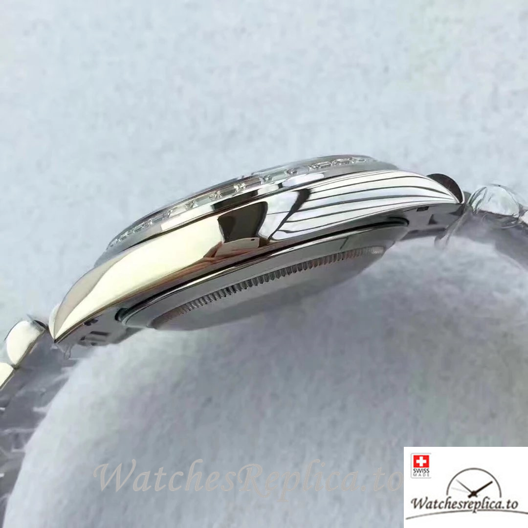 Swiss Rolex Day-Date Replica 228396 Stainless steel strap 40MM - WatchesReplica.is