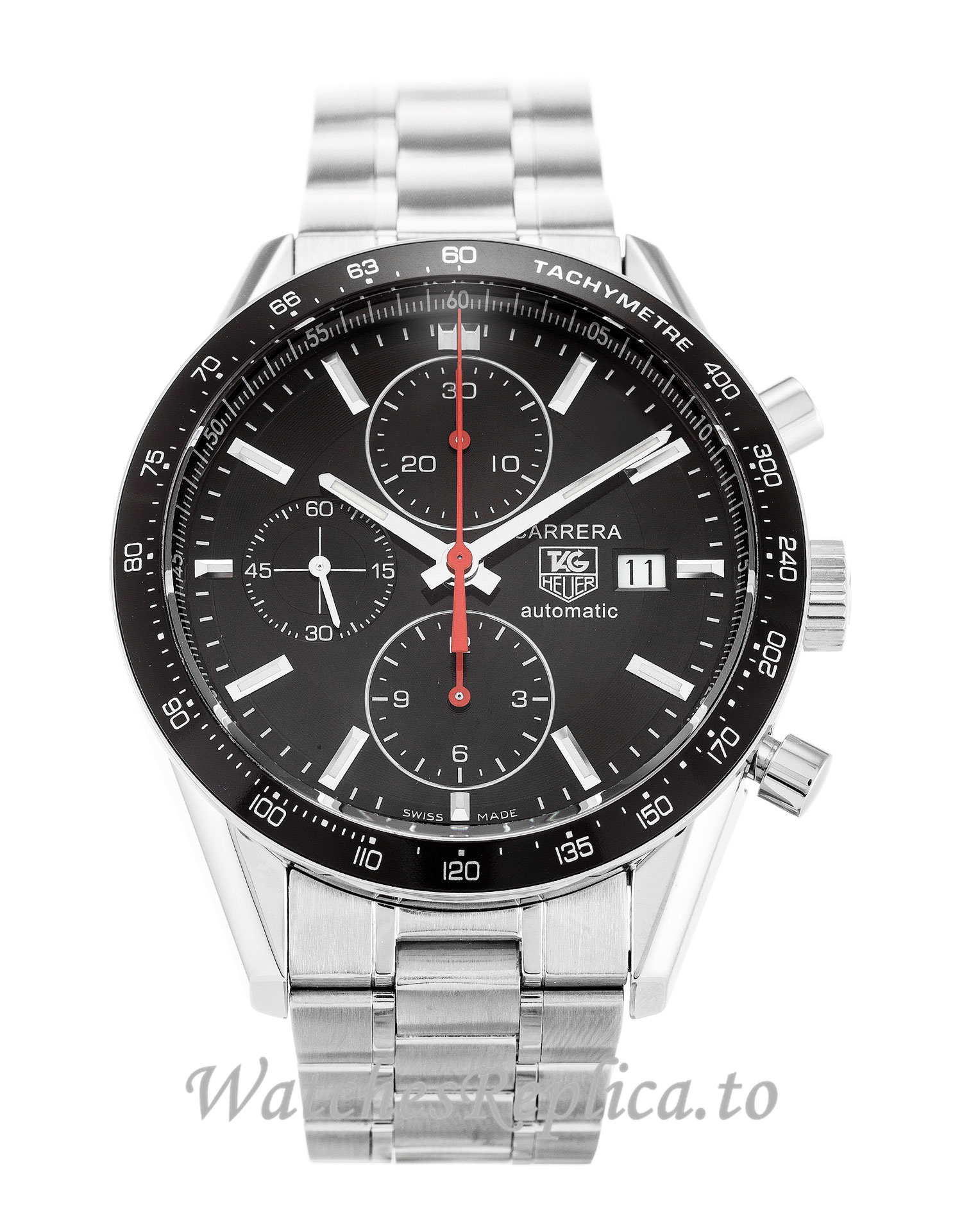 Tag Heuer Carrera Black Dial CV2014.BA0794 41 MM - WatchesReplica.is