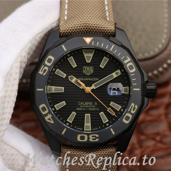 Tag Heuer Replica Aquaracer Canvas strap 43MM - WatchesReplica.is