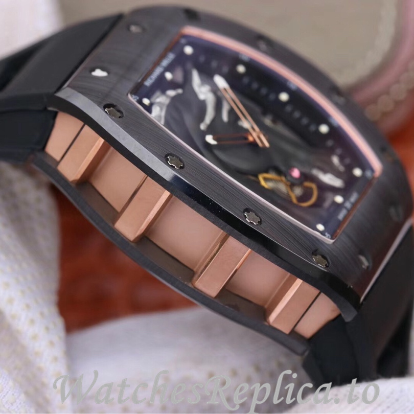 Richard Mille Replica RM52-02 Rubber strap 50MM - WatchesReplica.is