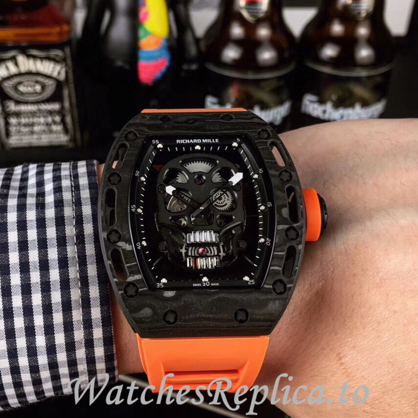 Richard Mille Replica RM052 Rubber strap 50MM - WatchesReplica.is