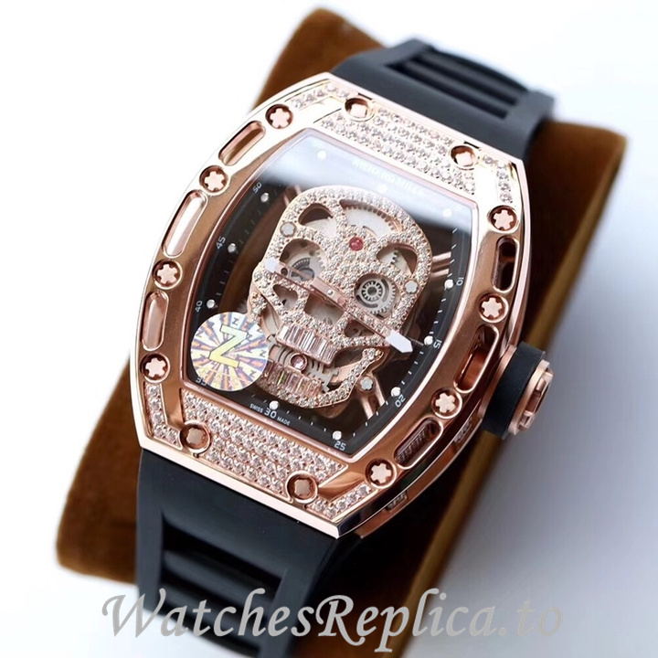 Richard Mille Replica RM052 Rubber strap 50MM - WatchesReplica.is