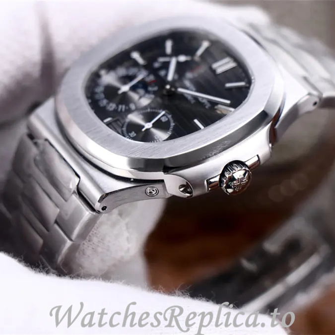 Patek Philippe Replica Nautilus 5712 Stainless steel strap 40MM - WatchesReplica.is