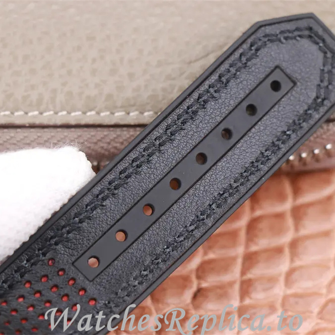 Hublot Replica MASTERPIECE Series Leather strap 45MM - WatchesReplica.is