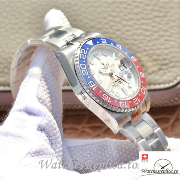 Swiss Rolex GMT-Master Replica 1126719blro-0002 Stainless steel strap 40MM - WatchesReplica.is