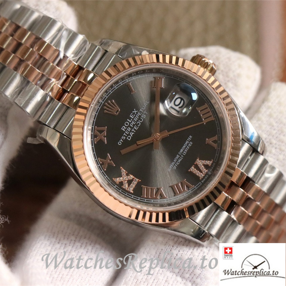Swiss Rolex Datejust Replica 126233 Stainless steel strap 36MM - WatchesReplica.is