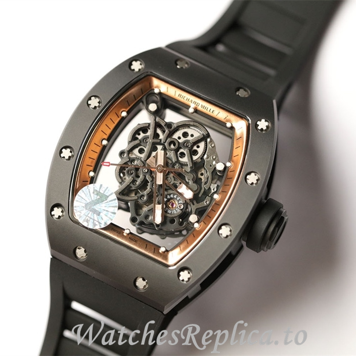 Richard Mille Replica RM055 Rubber strap 50MM - WatchesReplica.is
