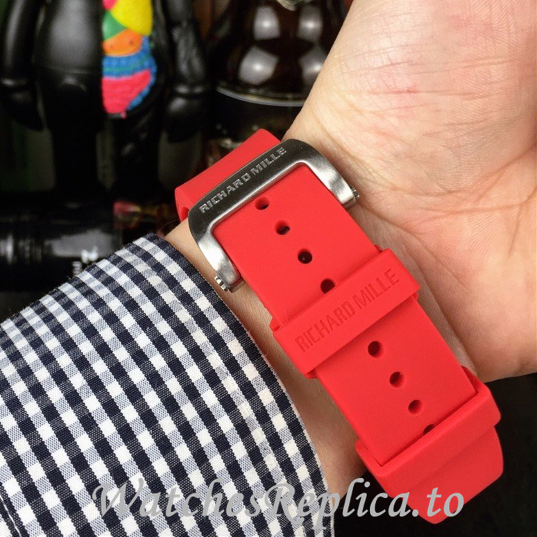 Richard Mille Replica RM052 Rubber strap 50MM - WatchesReplica.is