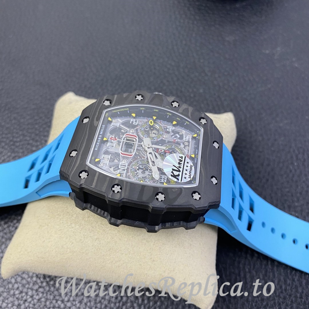 Richard Mille Replica RM-011 Rubber strap 50MM - WatchesReplica.is