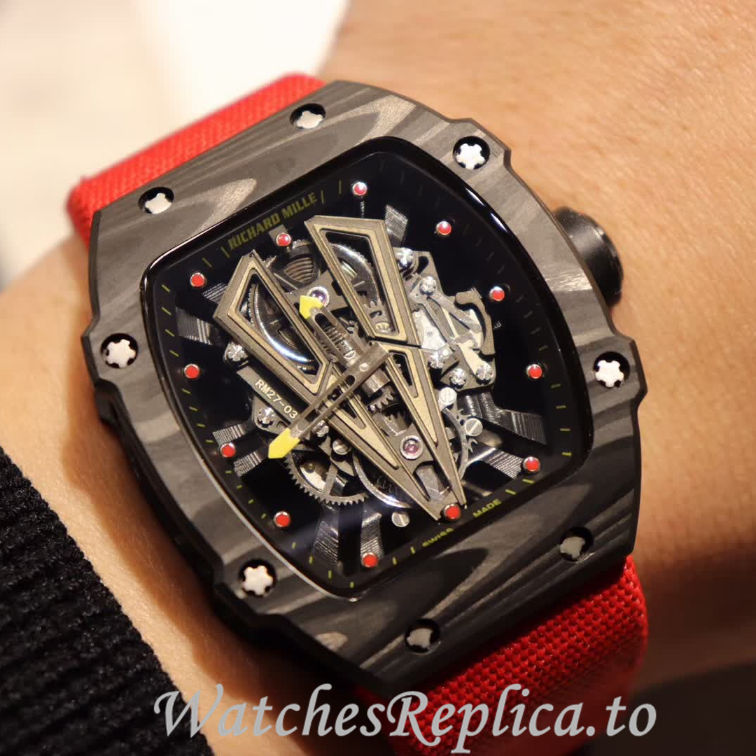 Richard Mille Replica RM27-03 Canvas strap 48MM - WatchesReplica.is