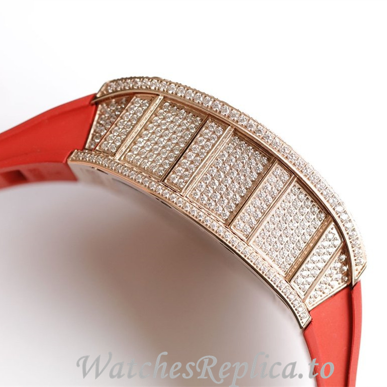 Richard Mille Replica RM011 Rubber strap 50MM - WatchesReplica.is