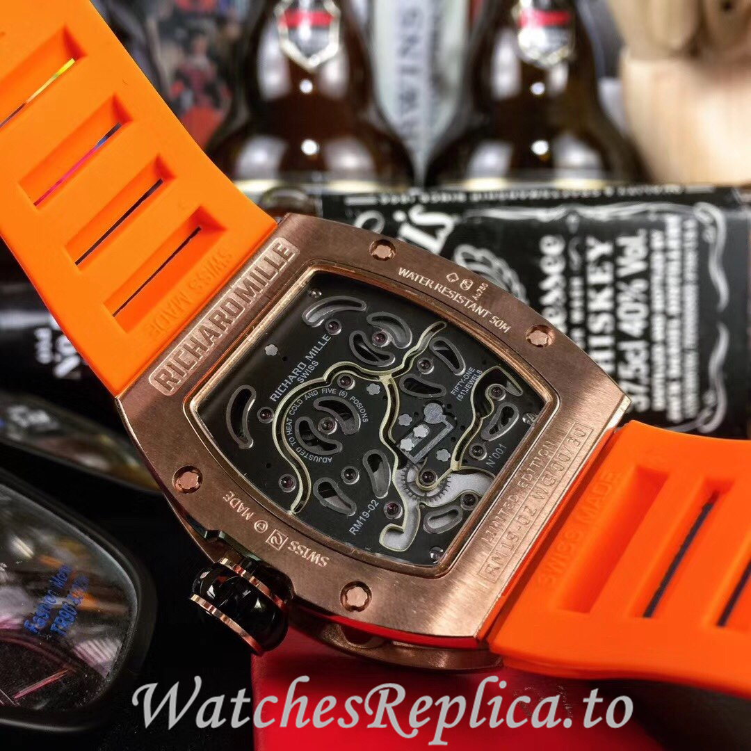 Richard Mille Replica RM19 Rubber strap 50MM - WatchesReplica.is