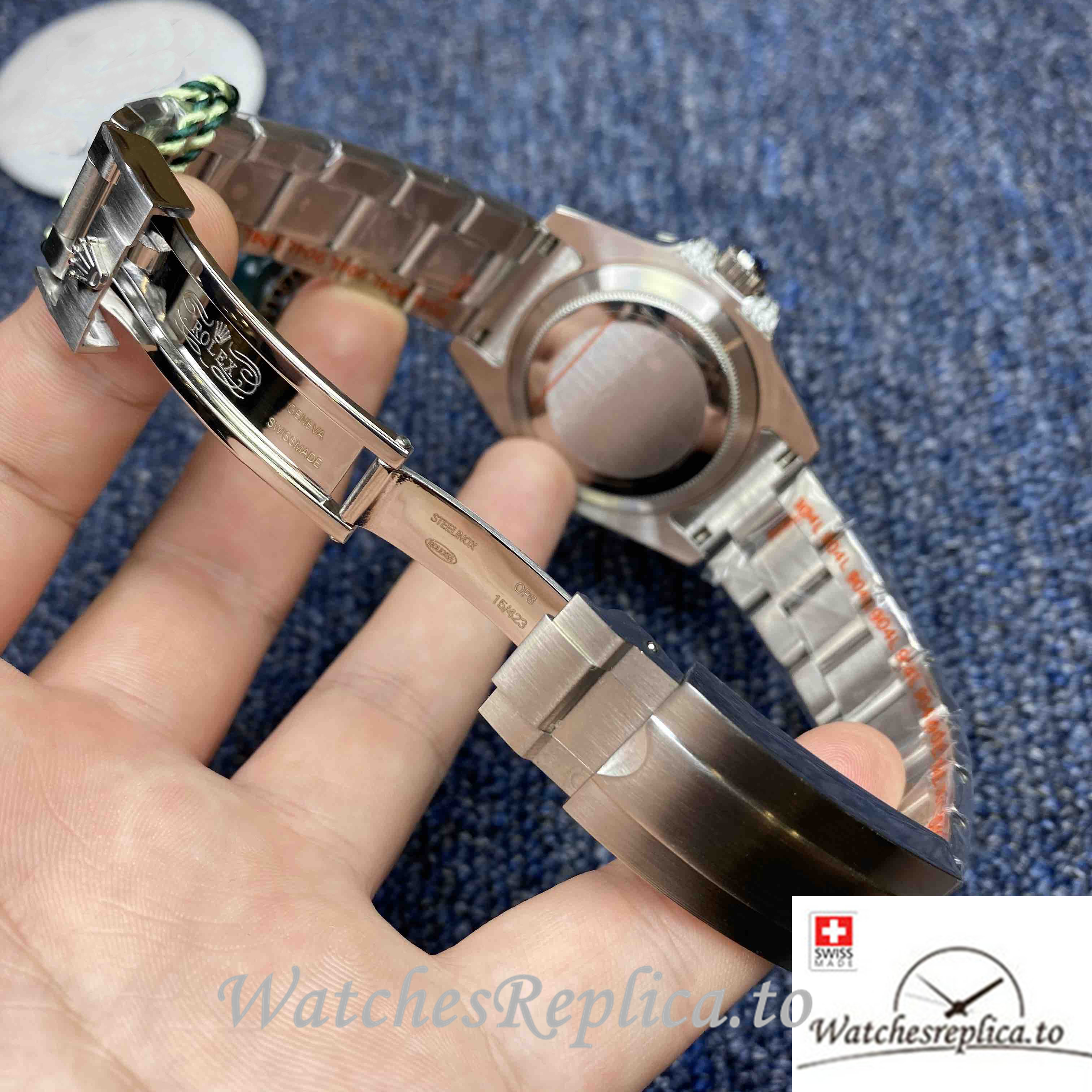 Swiss Rolex Submariner Replica 116659 SABR White Gold strap 40MM - WatchesReplica.is