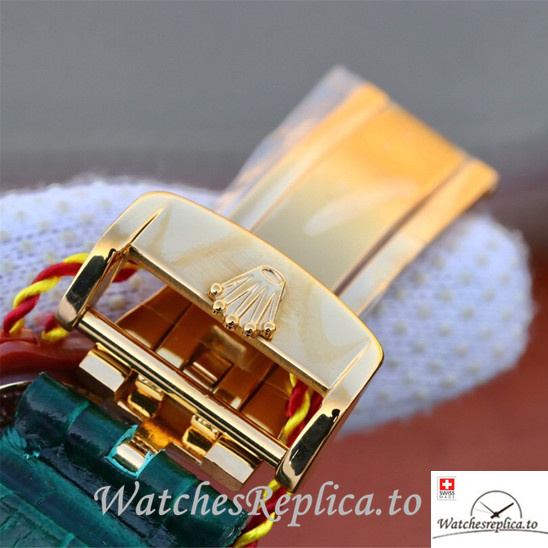 Swiss Rolex Day-Date Replica 118138 Leather strap 36MM - WatchesReplica.is