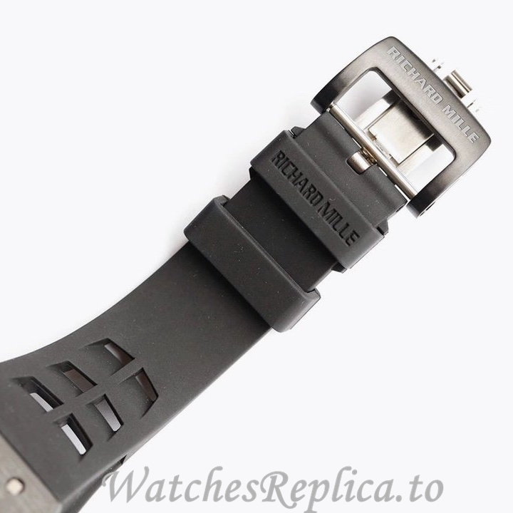 Richard Mille Replica RM011 Rubber strap 50MM - WatchesReplica.is