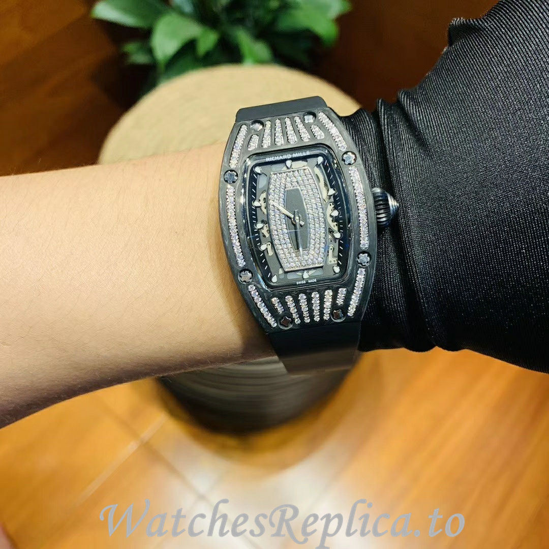 Richard Mille Replica RM007 Rubber strap 45MM - WatchesReplica.is